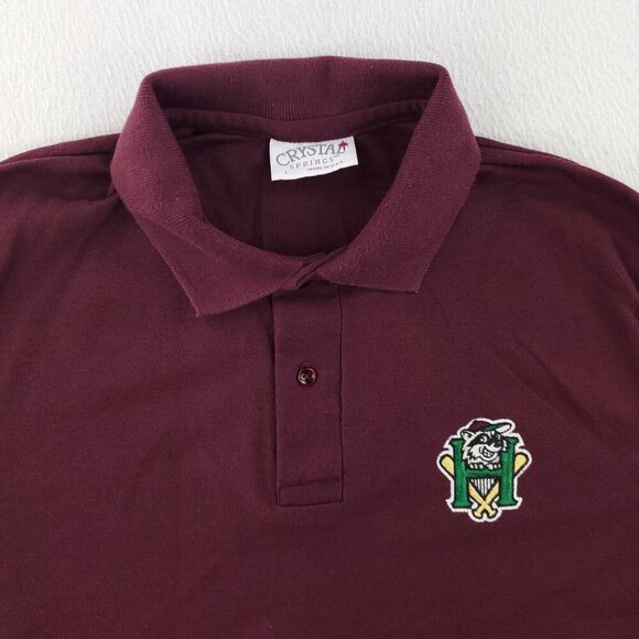 Hudson Valley Renegades Vintage Polo Shirt Logo Baseball Made USA Men's Large - Picture 5 of 11